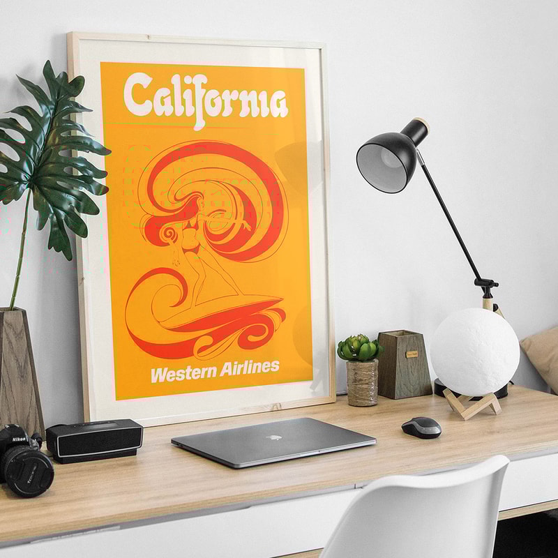 California - Western Airlines vintage travel poster in Art Deco style.jpg