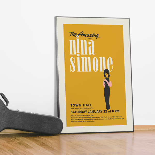 Nina Simone - Philadelphia Town Hall Concert Poster, 1963.jpg