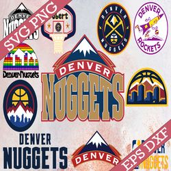 bundle 11 files denver nuggets basketball team svg, denver nuggets svg, nba teams svg, nba svg, png, dxf, eps, instant d