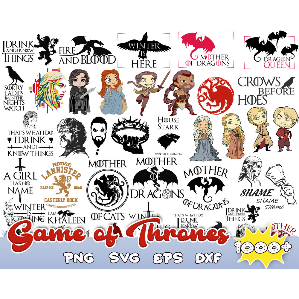 Game Of Thrones Svg Png Pdf Vector, Game Of Thrones Cut File, Game Of Thrones Cricut File, Movie Svg Png Pdg Vector.jpg