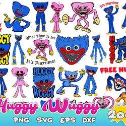 huggy wuggy svg, kissy missy svg, poppy playtime svg, cutfiles, cricut, sticker, vector
