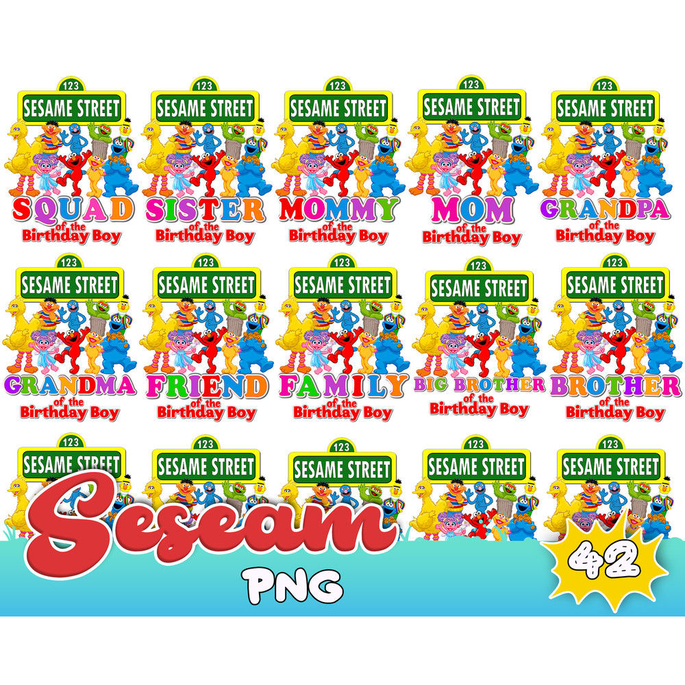 Sesame Birthday png downloads sesame street high quality digital png.jpg