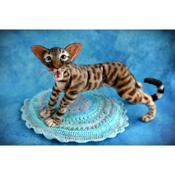 Bengal cat art doll animal 6.JPG