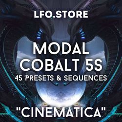 Cobalt 5S - "Cinematica" Soundset 45 Presets & Sequences