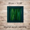 original-acrylic-interior-painting-abstract-minimalism-canvas-wooden-frame-nature-series-green-home-decor