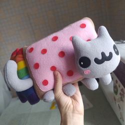 Nyan cat, rainbow cat, small cute cat, geek,