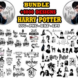 4000 Harry Potter SVG Mega Bundle for Cricut, Cricut Explore Air 2, svg files