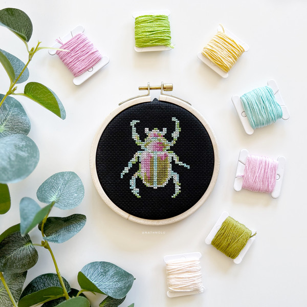 insect embroidery