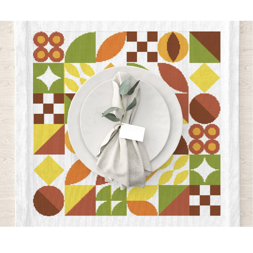 14 Cross stitch pattern autumn modern abstract style pattern.jpg