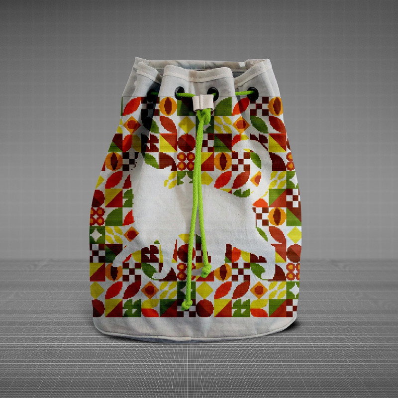 8 Cross stitch pattern walking cat inside boho autumn modern abstract style pattern.jpg