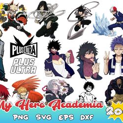 200 my hero academia svg bundle, academia svg, anime svg