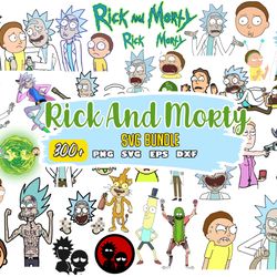 rick and morty svg bundle, cartoon svg, morty svg, rick sanchez svg, morty smith svg