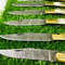 Lot of 16 Handmade Damascus Steel Toothpick Antler Handle Folding Pocket Knife 5.jpg