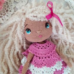 PATTERN Crochet amigurumi doll toy pdf in English, Amigurumi stuffed doll tutorial.
