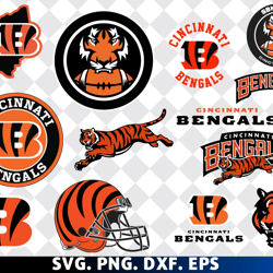 Digital Download, Cincinnati Bengals logo, Cincinnati Bengals svg, Cincinnati Bengals clipart, Cincinnati Bengals cricut