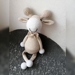 Plush toy Giraffe | Personalised crochet gift for baby
