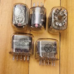 IN-12B IN12B Nixie Tubes, Vintage Lamps for Clock / thermometer. used, tested