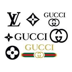 gucci bundle svg, gucci svg, gucci logo svg, fashion logo svg, file cut digital download
