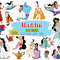 Aladdin Clipart SVG Bundle, Princess Jasmine, Cut File, Genie svg, Instant Download Svg.jpg