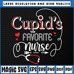 cupid's favorite nurse png, valentine day nursing medical png valentine's day, digital download