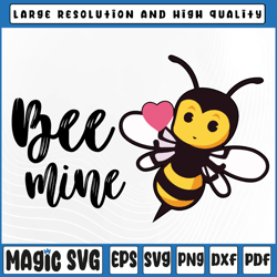 cute bee beekeeper svg png, valentines day gift be mine svg, bee mine svg, valentine's day, digital download