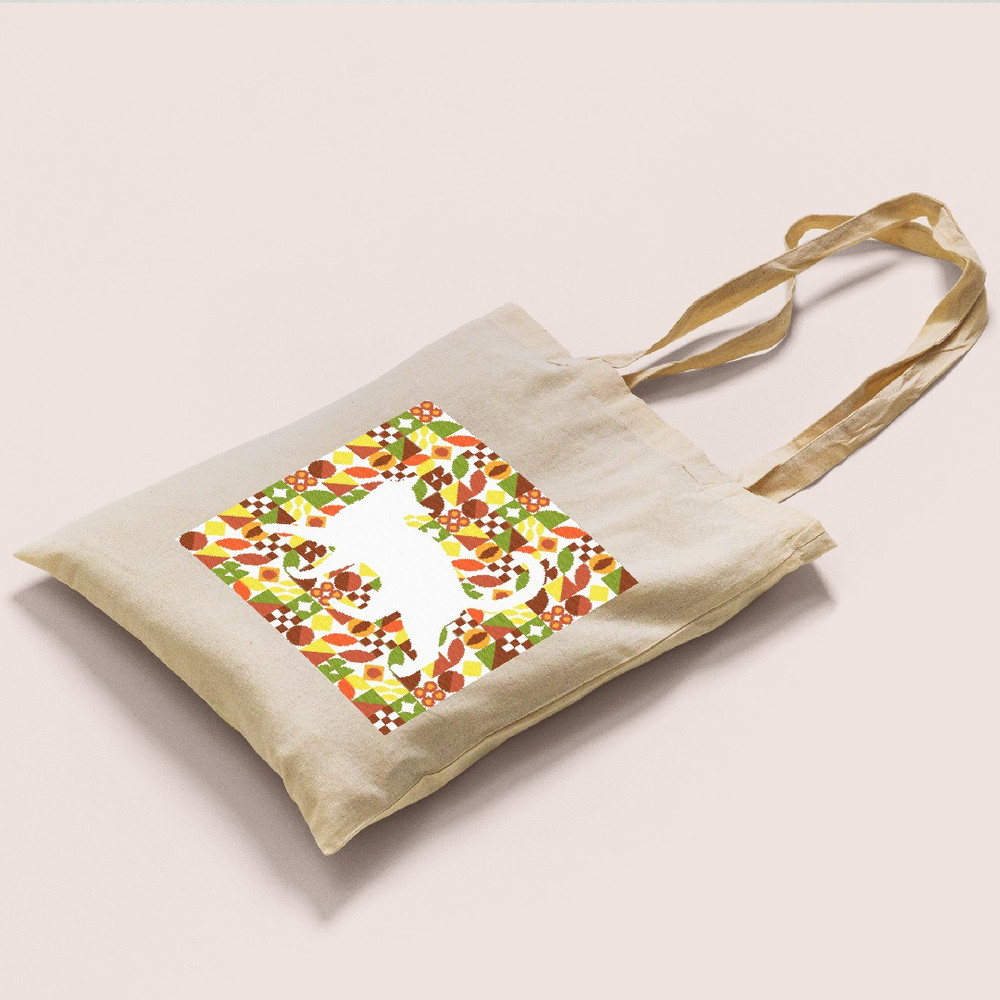 12 Cross stitch pattern walking cat inside boho autumn modern abstract style pattern.jpg