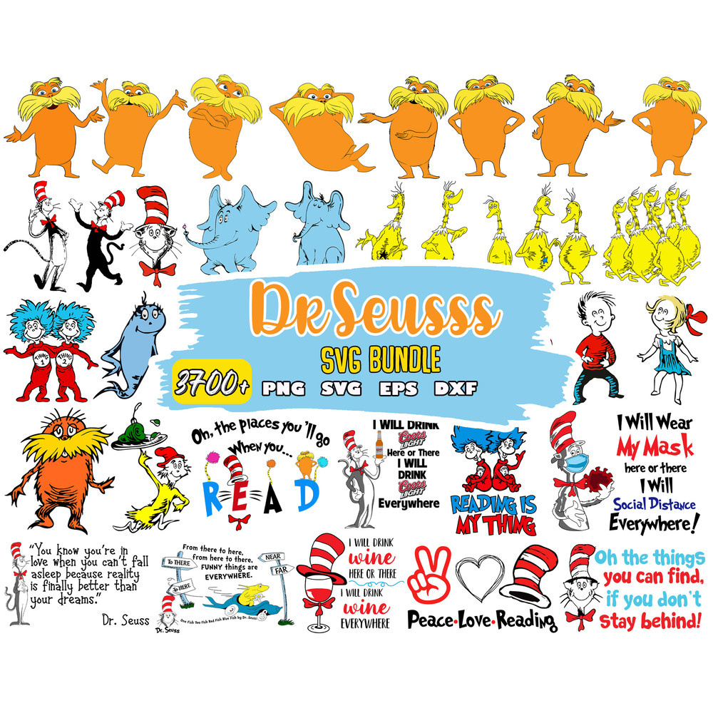 Dr Seuss Svg Bundle, Funny Dr Seuss Quote Svg, Dr Seuss Svg, Thing Svg, Cute Cat Svg, Teacher Svg.jpg