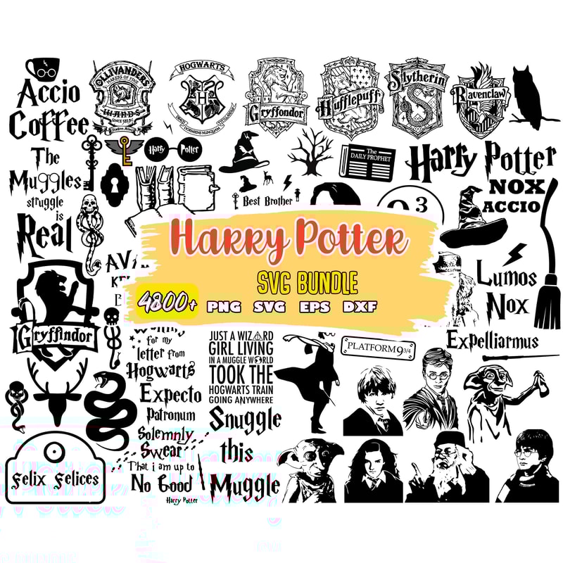 Harry Potter Svg Files, Svg for Cricut, Svg for Shirts, Png, Instant Download, Svg Files for Cricut.jpg