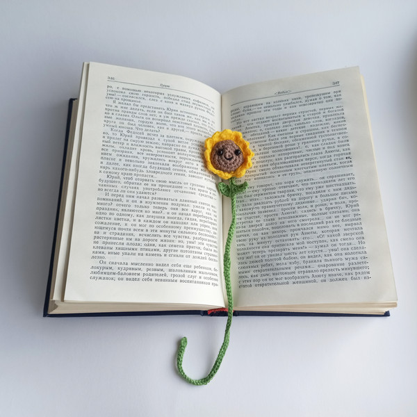Sunflower bookmark in book 3.jpg