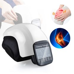 Large LED Screen Arthritis Knee Massager Rechargeable Electronic Smart Knee Massage for Knee Joint Pain Injury, Swelling