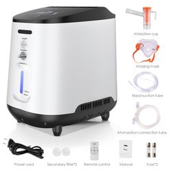 Portable Oxygen Concentrator for Home Use Health Help Household Oxygen Machine 1-7L 110V Household Equipment
