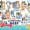200 Bluey SVG Bluey PNG Clipart Cartoon Birthday Dad Mom Tshirt Cricut Sticker SVG File.jpg