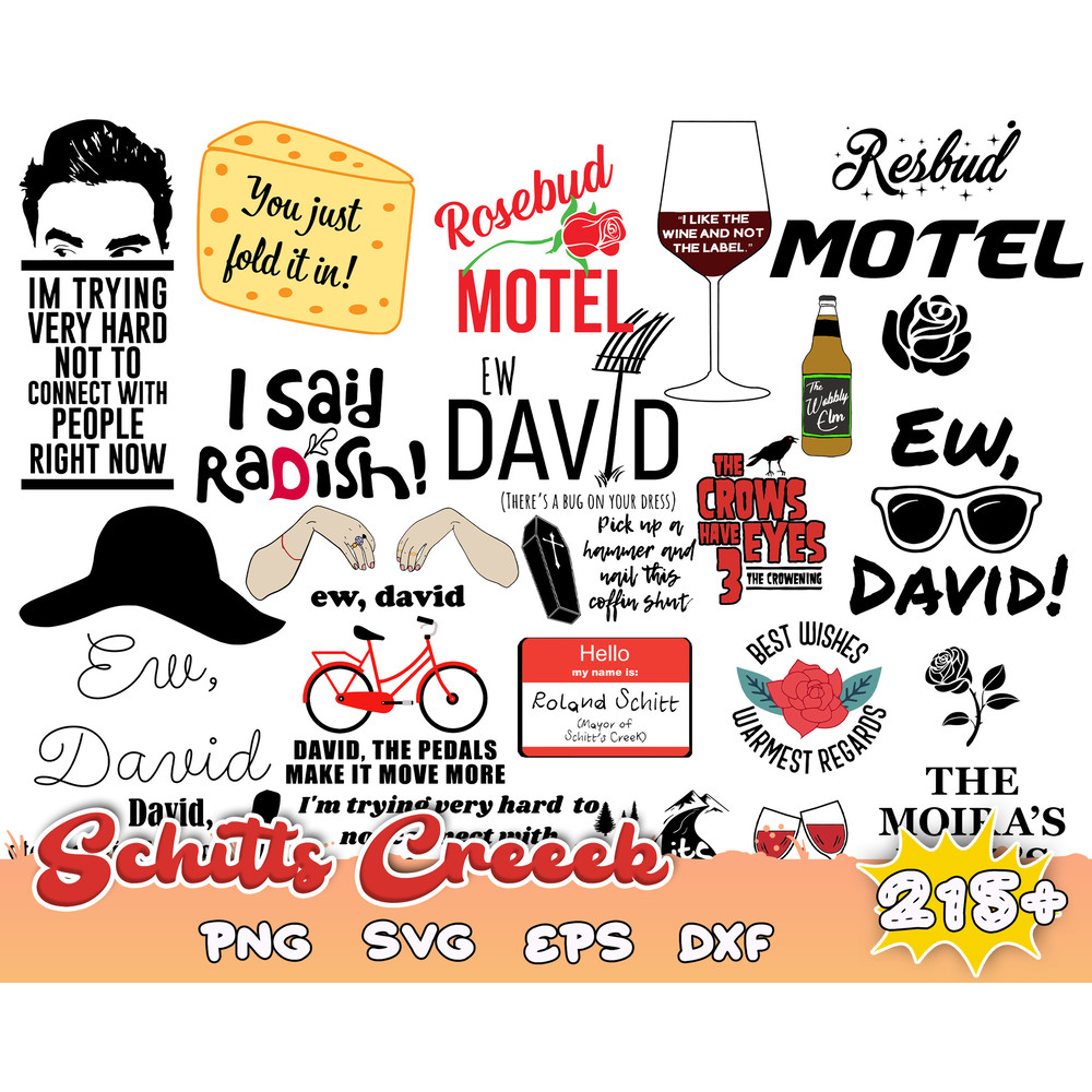 Ew david svg bundle, schitts creek svg, ew david png, Svg for cricut, layered files, schitts creek vector, Instant Download.jpg