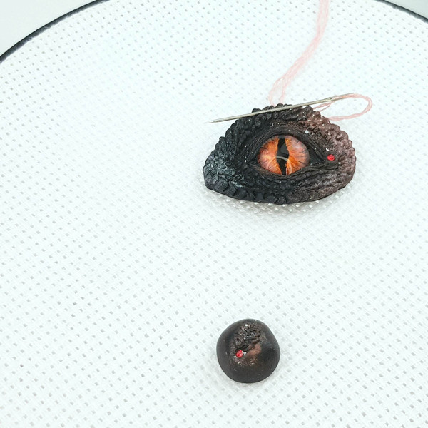 Black Dragon Eye Needle Minder Magnet for Cross Stitch Gift.jpg