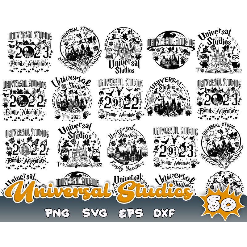 Universal SVG, Universal Studios Family Shirt SVG, Universal Decal Svg, Family Vacation 2022 SVG, Cricut, Cut File, Universal Studios Svg.jpg