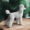 Statuette grey Poodle