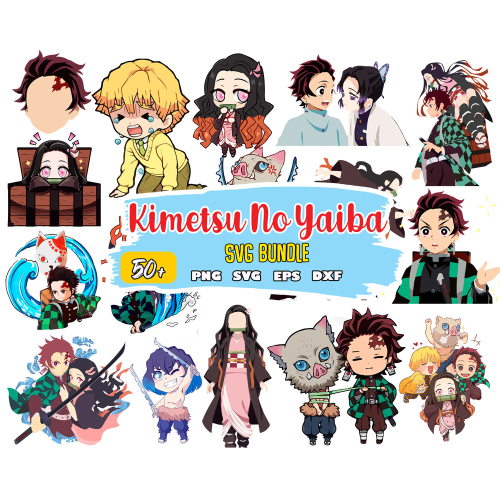 Demon Slayer Bundle SVG, Demon Slayer Svg, Nezuko Svg, anime svg.jpg