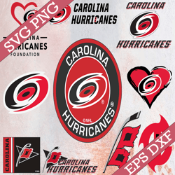 bundle 10 files carolina hurricanes hockey team svg, carolina hurricanes svg, nhl svg, nhl svg, png, dxf, eps, instant d