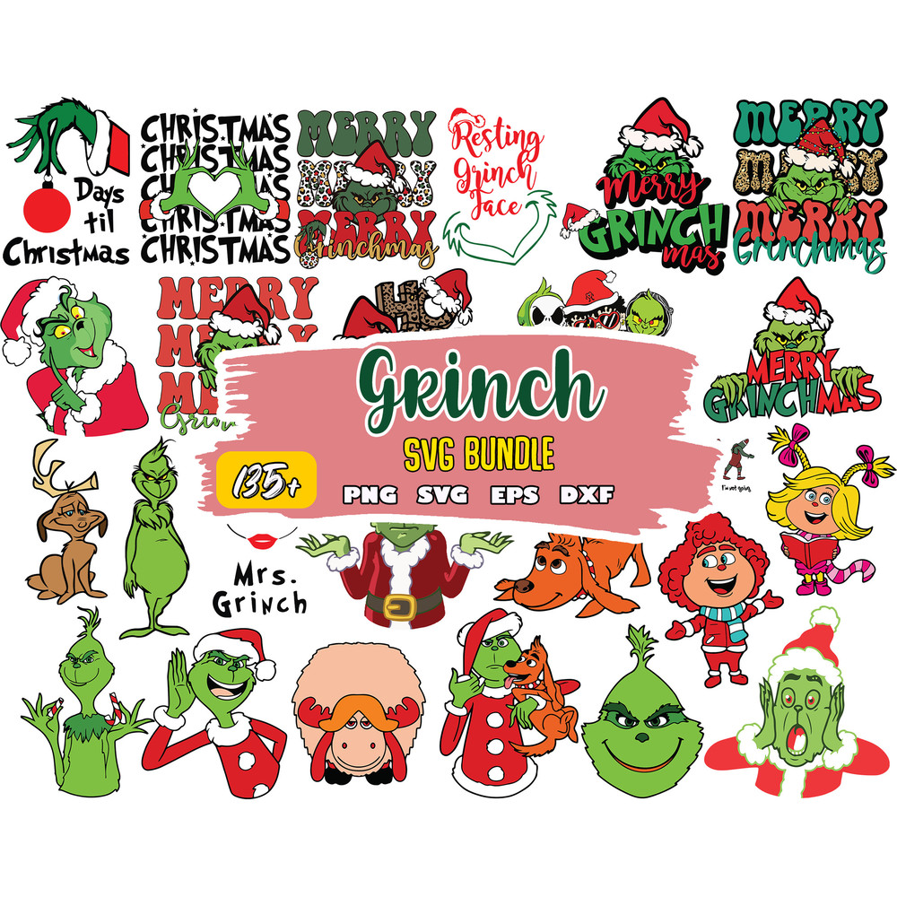 Grinch Bundle SVG, Grinch SVG, Grinch Cutting Image, Christmas Grinch svg.jpg