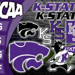 kansas state wildcats svg bundle , ncaa svg, logo ncaa bundle svg eps dxf png , digital download , instant download