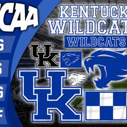 Kentucky Wildcats SVG bundle , NCAA svg, logo NCAA bundle svg eps dxf png , digital Download , Instant Download