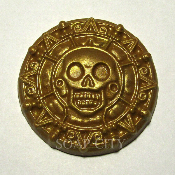 skull coin soap