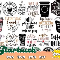 starbucks wrap luxury300  svg, starbucks cold cup template 24oz, full wrap, logo border, logo template