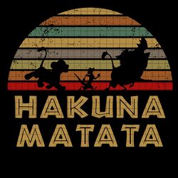 hakuna matata disney the lion king svg, hakuna matata svg, disney svg, lion king svg, files for cricut and silhouette