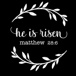 he is risen svg, easter svg, matthew svg, files for cricut and silhouette