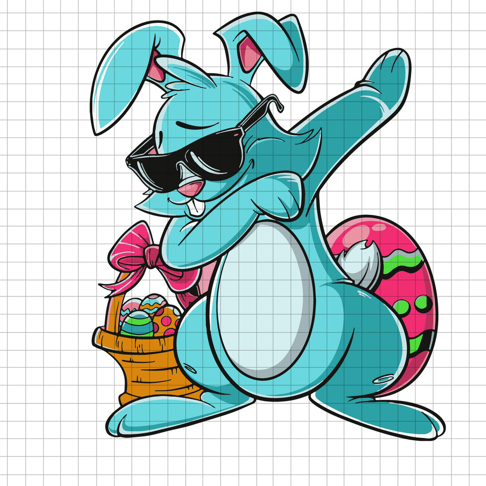 145 Dabbing Easter Bunnies.png