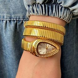Snake wrist watch, Snake Watch, Wrist Watch for Women, Gift for Her, Birthday Gifts, Snake Watches, Dsicount, Sale