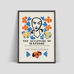 Henri Matisse  - Exhibition poster advertising an art exhibition at the Tate Gallery in London, 1953
