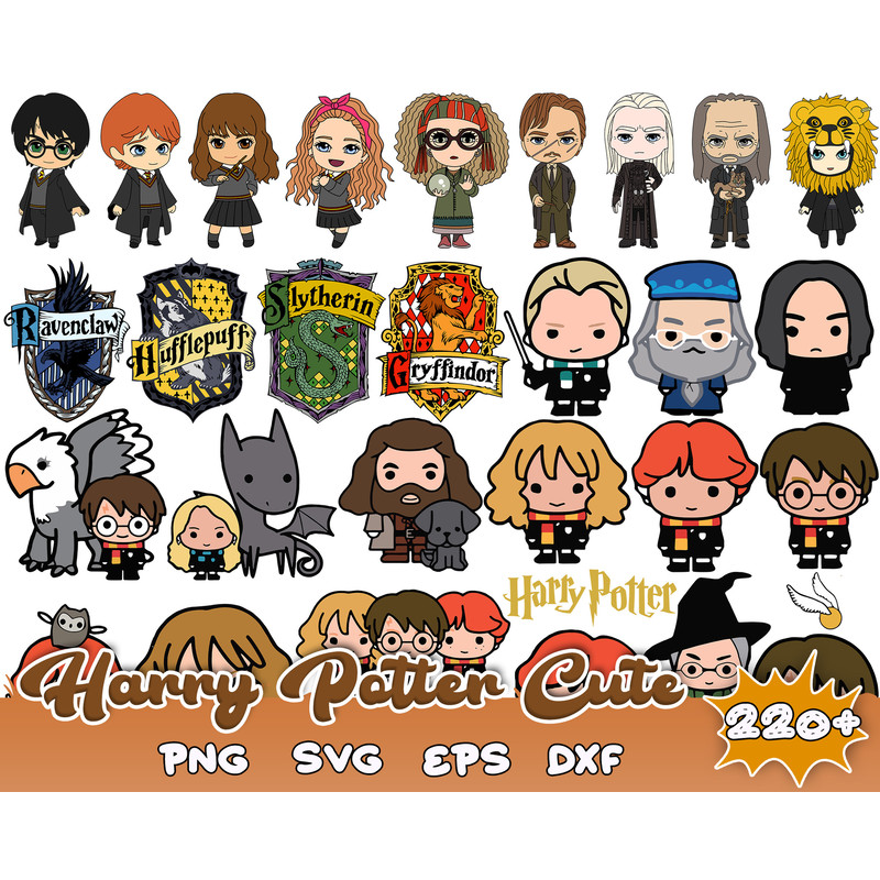 220 Harry Potter Cute Bundle Svg, Harry Potter Clipart, Harry Potter svg.jpg