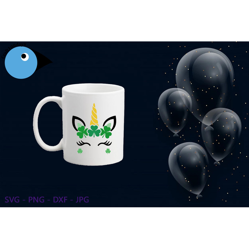 shamrock unicorn mug svg.png